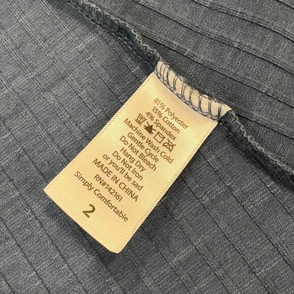 Lularoe Girls 2T Sariah Long Open Cardigan Duster Blue - Picture 4 of 4